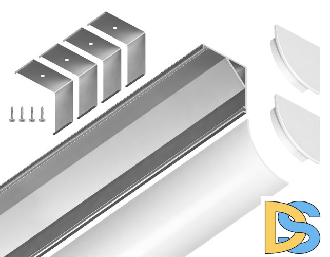 Алюминиевый угловой профиль Ambrella Light Alum Profile GP2100AL