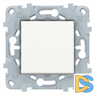 Выключатель 1-клавишный, перекрестный (с трех мест), Белый, серия Unica New, Schneider Electric