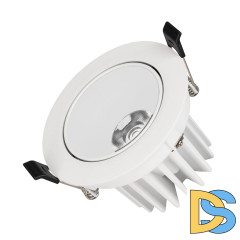 Встраиваемый светильник Arlight MS-FORECAST-BUILT-TURN-R102-12W Warm3000 037188(1)