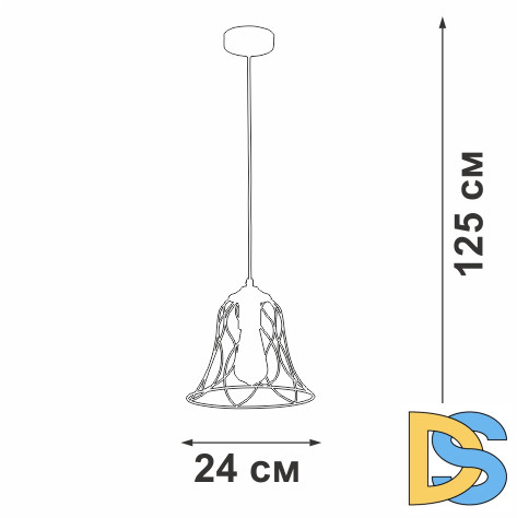 Подвесной светильник Vitaluce V2869-1/1S