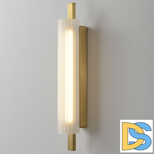 Настенный светильник Crystal Lux TUNNEL AP10 LED BRASS