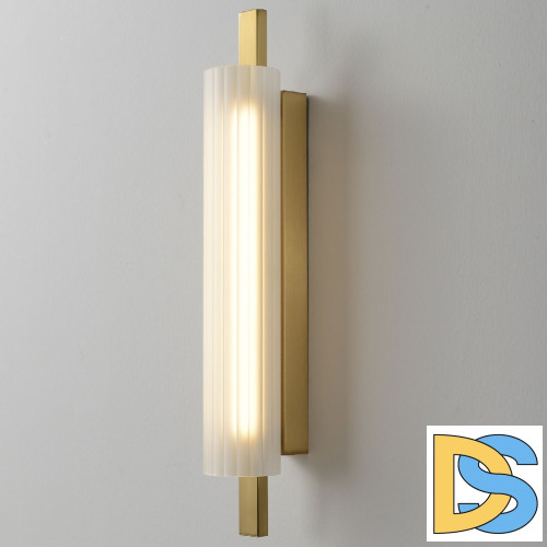 Настенный светильник Crystal Lux TUNNEL AP10 LED BRASS