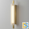 Настенный светильник Crystal Lux TUNNEL AP10 LED BRASS