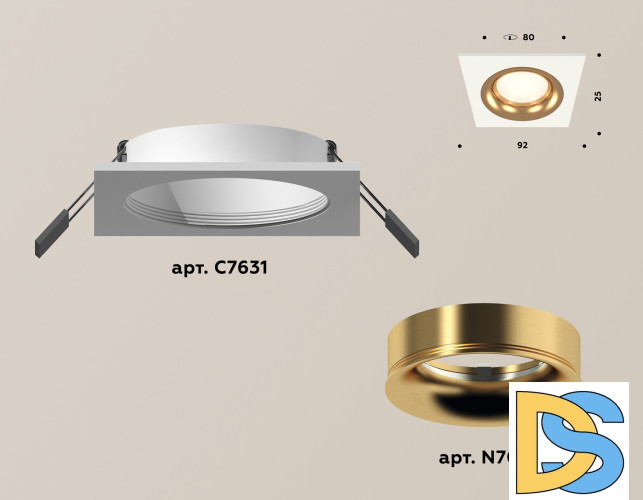 Встраиваемый светильник Ambrella Light Techno XC7631005 (C7631, N7014)
