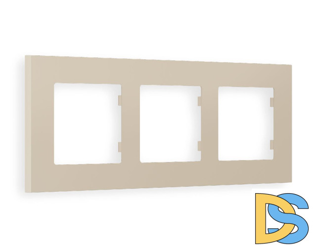 Рамка трехместная Ambrella Volt Qubi AF250363