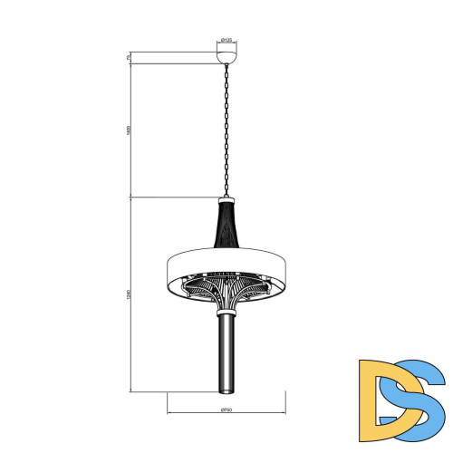 Подвесная люстра Lucia Tucci Cosmopolitan 2970.8 Black