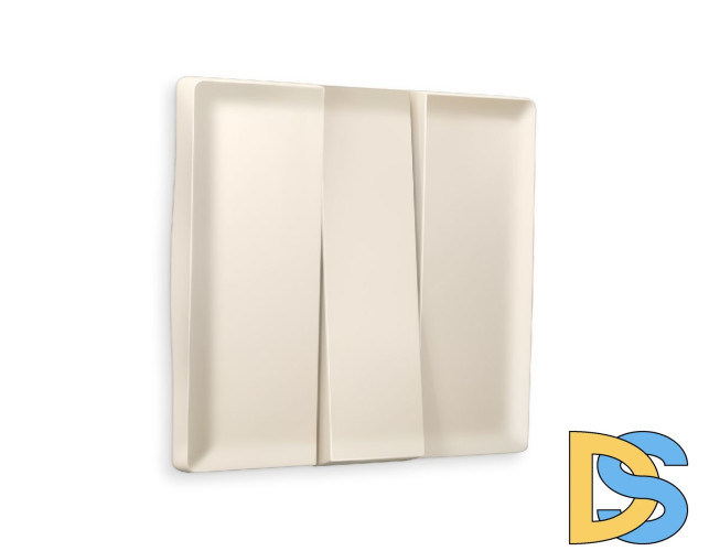 Лицевая панель для выключателя трехклавишного Ambrella Volt Alfa AP3250