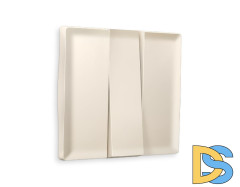 Лицевая панель для выключателя трехклавишного Ambrella Volt Alfa AP3250