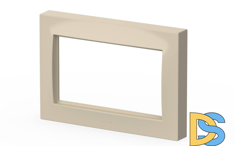 Рамка для двухместной розетки без заземления ELBI Vega 510-010300-908