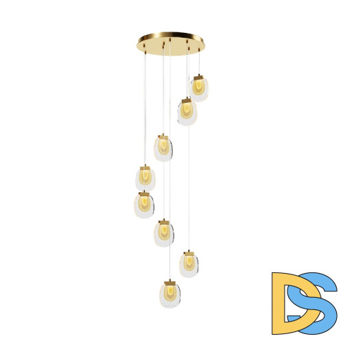 Каскадная люстра Maytoni Biology MOD367PL-L30BBSK