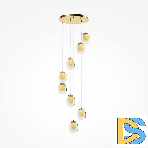Каскадная люстра Maytoni Biology MOD367PL-L30BBSK