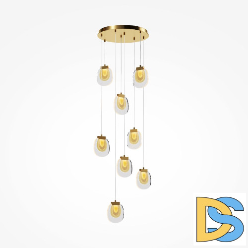 Каскадная люстра Maytoni Biology MOD367PL-L30BBSK