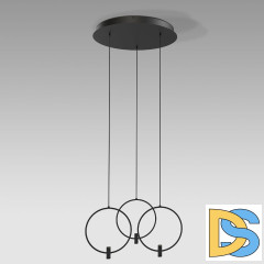 Подвесная люстра Eurosvet Layla 50257/3 LED черный a065627