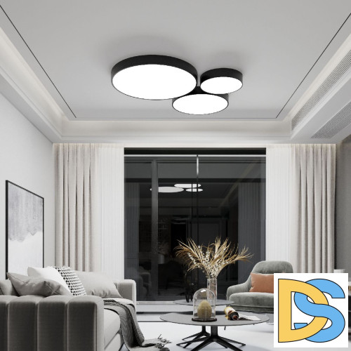 Потолочный светильник Eurosvet Entire 90320/1 черный a063081