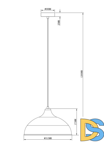 Подвесной светильник Moderli Sega V2760-1P