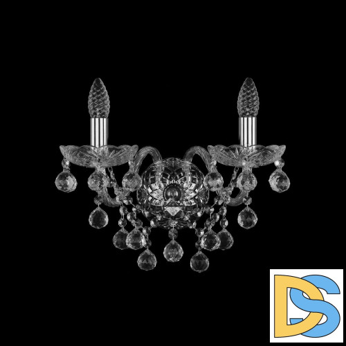 Бра Bohemia Ivele Crystal 1409B/2/160/XL Ni