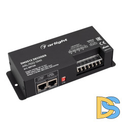 Декодер Arlight ARL-7022-DMX (12-24V, 4x8A, DMX512, XLR3) 027145