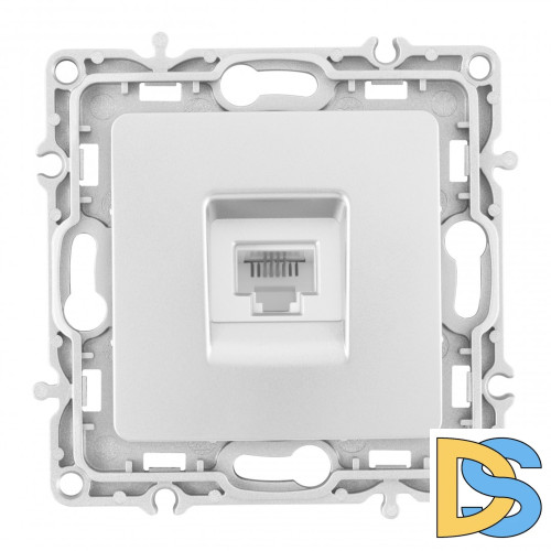 Розетка телефонная RJ11 Arte Milano 217.51-1.silver