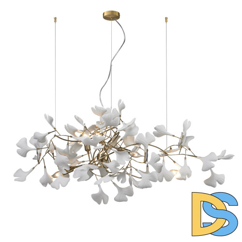 Подвесная люстра Delight Collection 10881P/L1000 gold/white