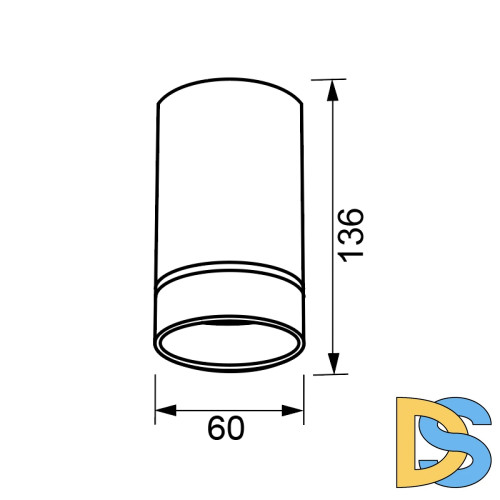 Накладной светильник Mantra Split 8886