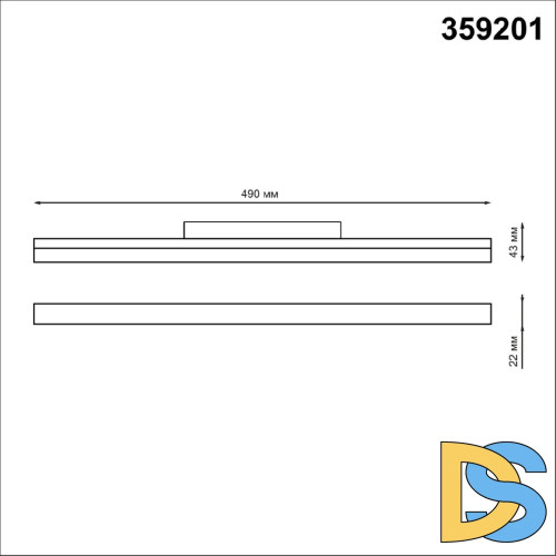 Трековый светильник для низковольтного шинопровода Novotech Flum 359201