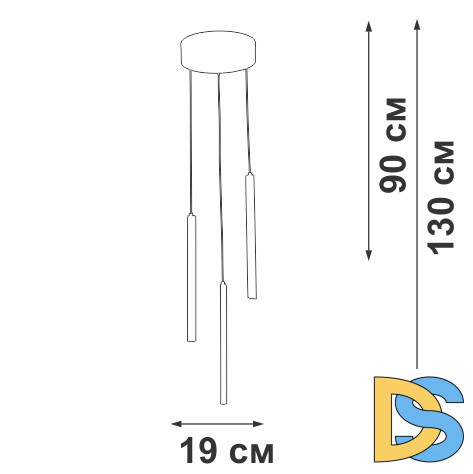 Подвесной светильник Vitaluce V3045-1/3S