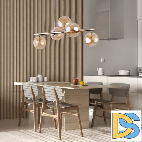 Подвесная люстра TK Lighting 4549 Estera Gold a065195