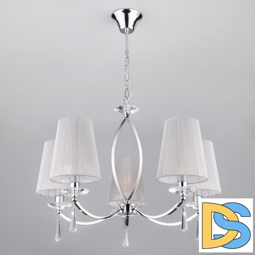 Подвесная люстра Eurosvet Valery 60079/5 хром