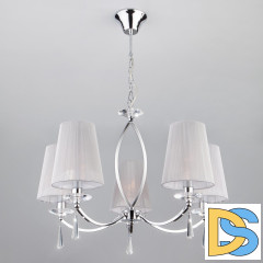 Подвесная люстра Eurosvet Valery 60079/5 хром