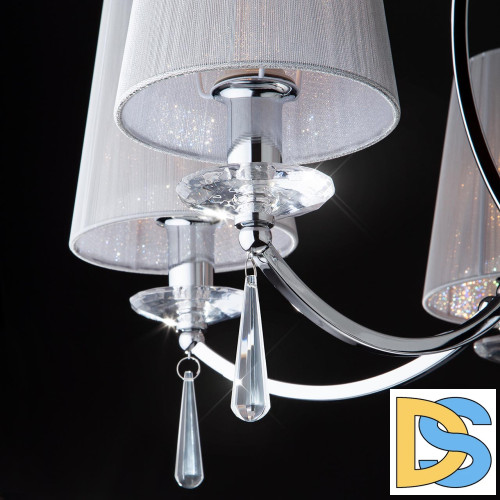 Подвесная люстра Eurosvet Valery 60079/5 хром