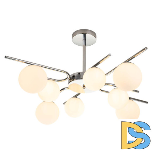Люстра на штанге Escada Sphere 642/8P Silver