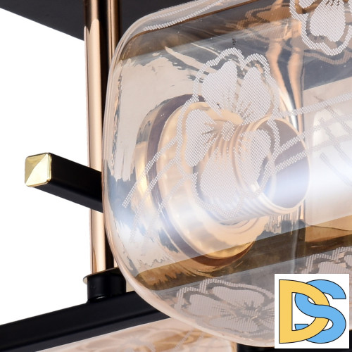 Потолочная люстра Reluce 72108-0.3-04 BK+FGD