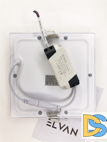 Встраиваемый светильник Elvan VLS-102SQ-12W-WW-Wh