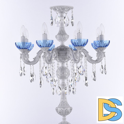 Торшер Bohemia Ivele Crystal AL79101T/8/175 B WMN P Aquamarine/M-1H