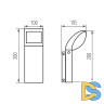 Уличный настенный светильник Kanlux Abete 36572