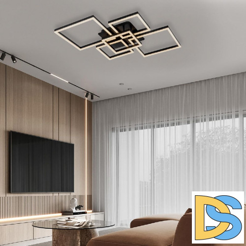 Потолочная люстра LED4U L11041-5 BK