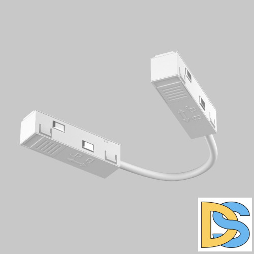 Коннектор питания угловой Maytoni Magnetic track system Exility TRA034CPC-42W-15-1