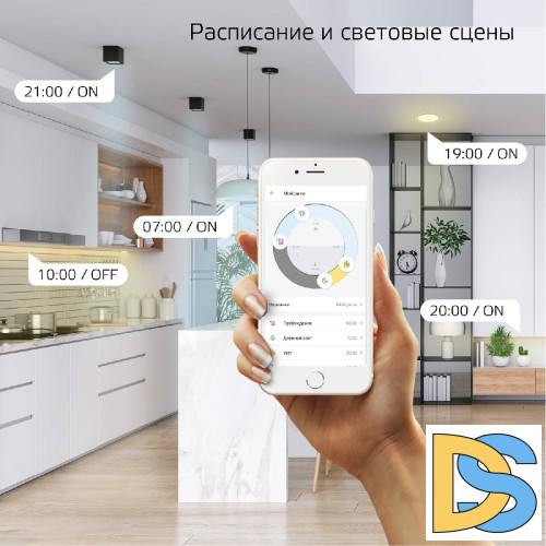 Накладной светодиодный светильник Gauss Smart Home 2050112