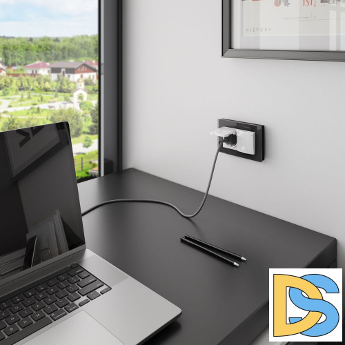 Розетка двойная Werkel 4690389178054 W1172201