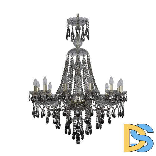 Подвесная люстра Bohemia Ivele Crystal 1415/12/300/XL-108 G R731