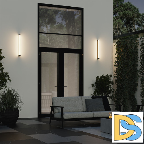 Уличный настенный светильник Maytoni Rounge O482WL-L16B3K