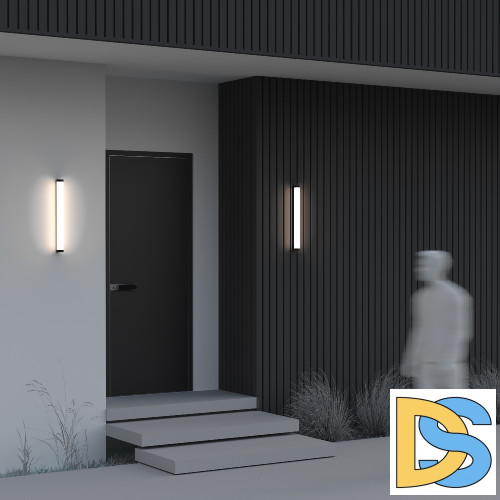 Уличный настенный светильник Maytoni Rounge O482WL-L16B3K