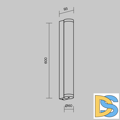 Уличный настенный светильник Maytoni Rounge O482WL-L16B3K