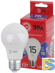 Лампа светодиодная Эра E27 15W 6500K LED A60-15W-865-E27 R Б0046357