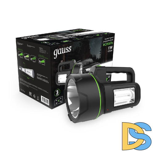 Прожекторный светодиодный фонарь Gauss аккумуляторный 205х140 400 лм GF602