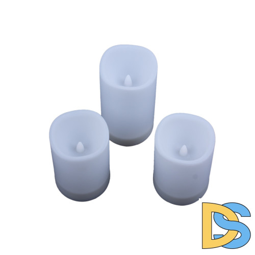 Садовый светильник на солнечной батарее Uniel USL-S-816/PT150 CANDLE SET3 UL-00009381