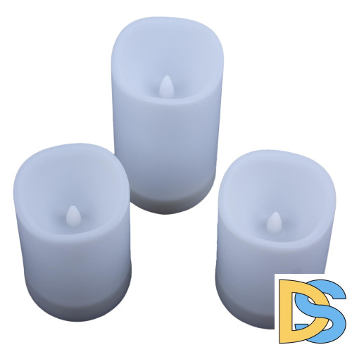 Садовый светильник на солнечной батарее Uniel USL-S-816/PT150 CANDLE SET3 UL-00009381