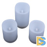 Садовый светильник на солнечной батарее Uniel USL-S-816/PT150 CANDLE SET3 UL-00009381