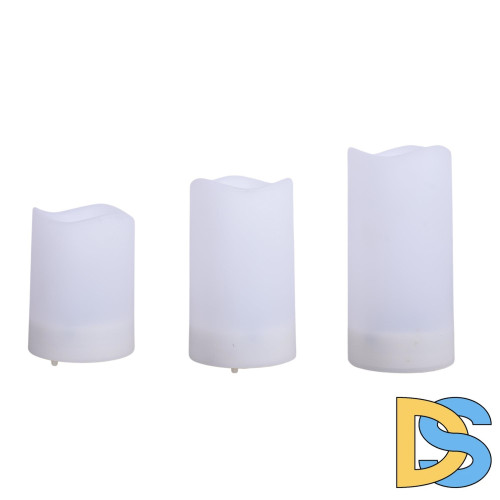 Садовый светильник на солнечной батарее Uniel USL-S-816/PT150 CANDLE SET3 UL-00009381