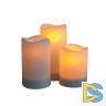 Садовый светильник на солнечной батарее Uniel USL-S-816/PT150 CANDLE SET3 UL-00009381
